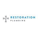 Restoration Plumbing logo with faucet icon - Batavia, IL