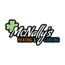 McNally Heating & Cooling logo with shamrock - St. Charles, IL